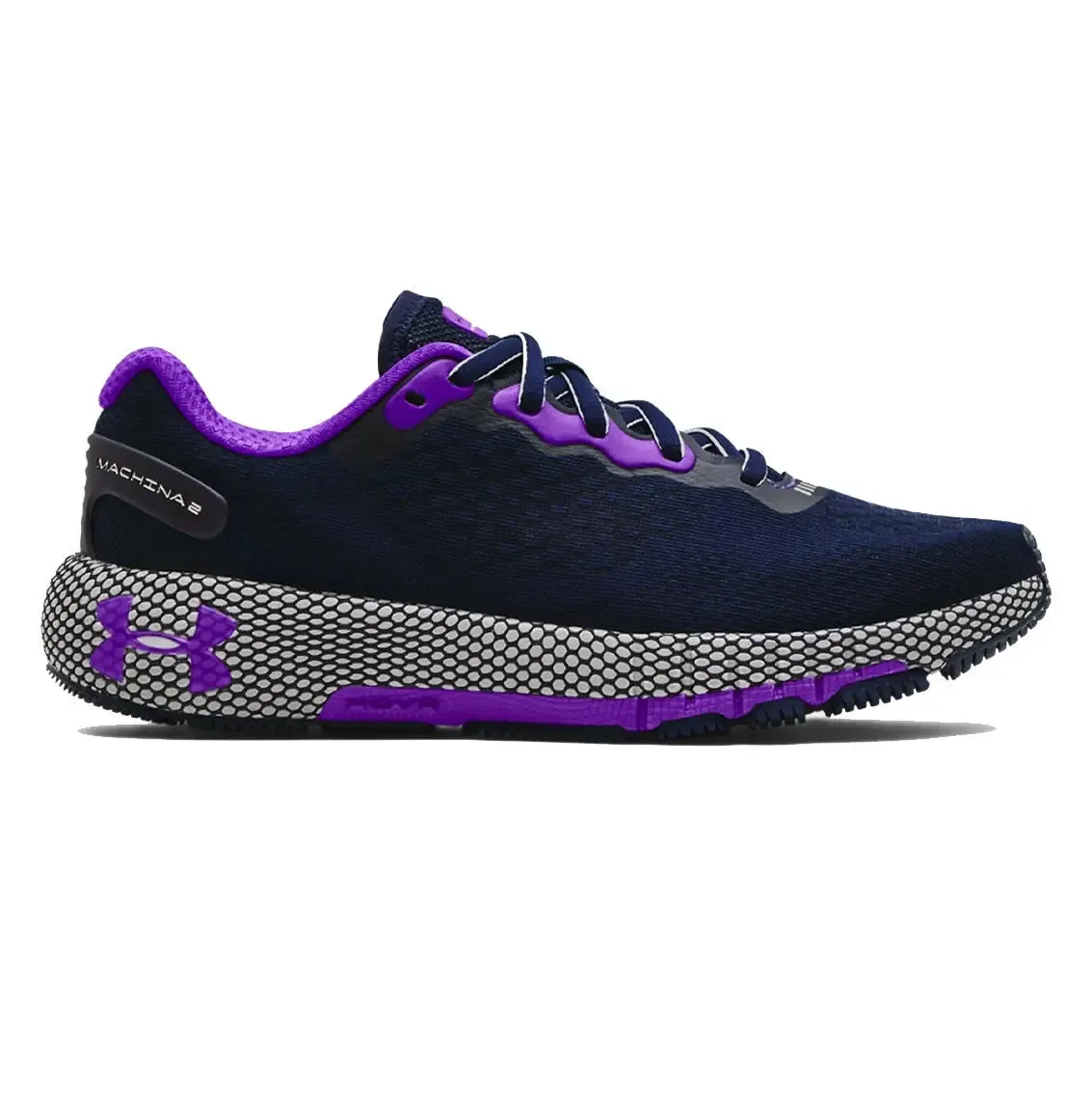 Womens Under Armour Hovr Machina 2 - Navy / Purple