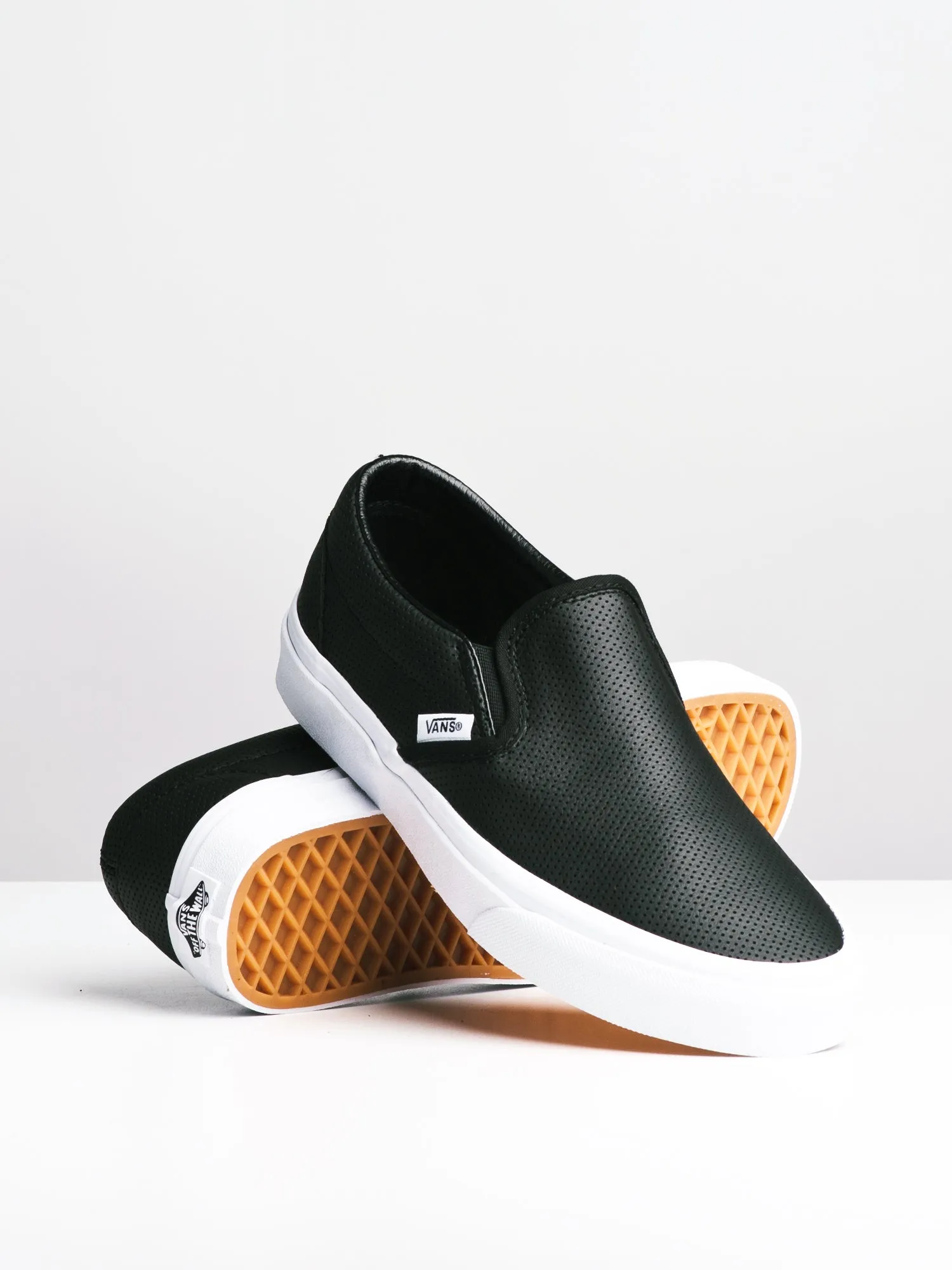 WOMENS VANS CLASSIC SLIP-ON CANVAS SHOES